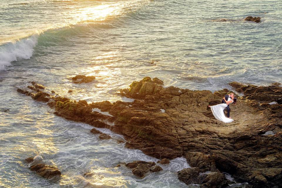 Punta de mita trash the dress