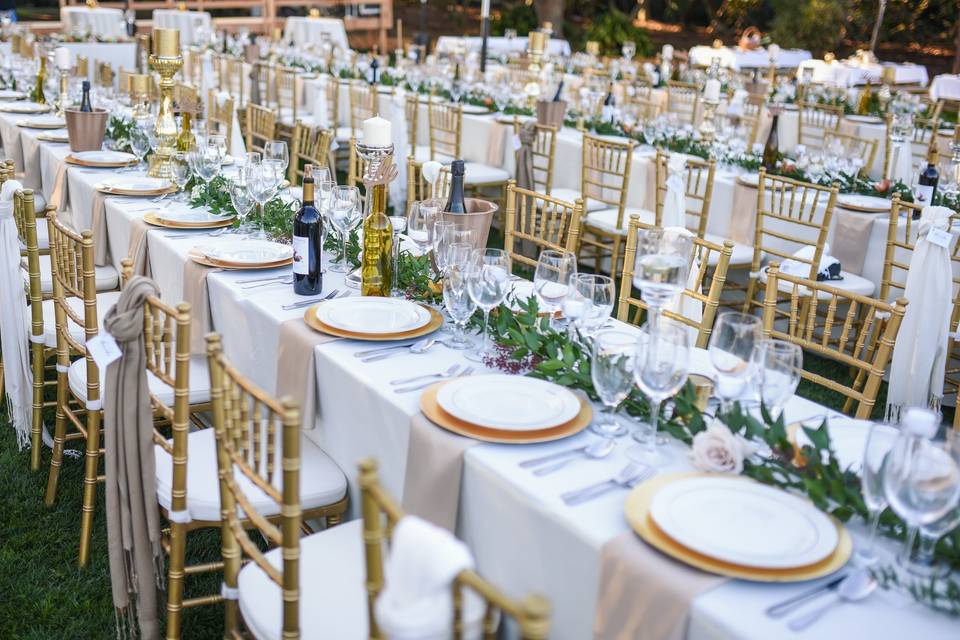 Wedding tablescape