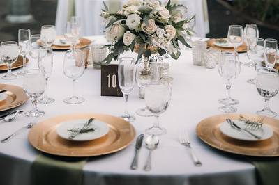 Wedding tablescape