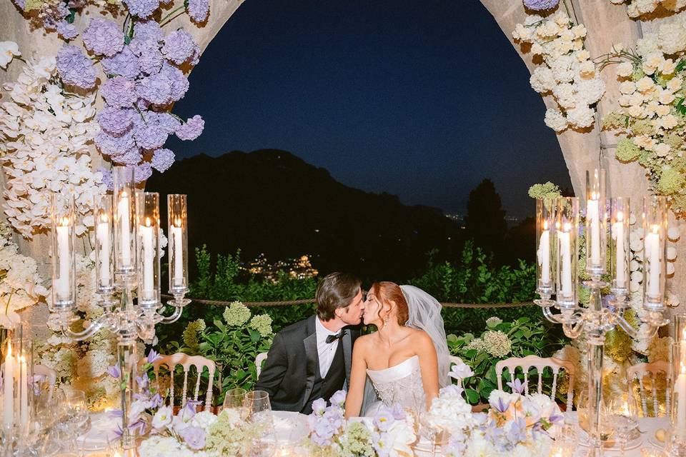 Wedding dinner in Ravello
