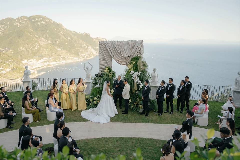 Wedding day in La Rondinaia