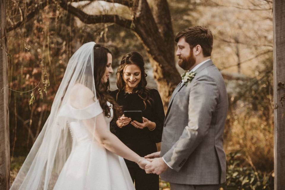 An Outdoor Winter Ceremony