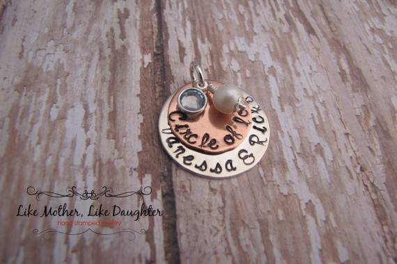 Like Mother, Like Daughter Hand Stamped Jewelry