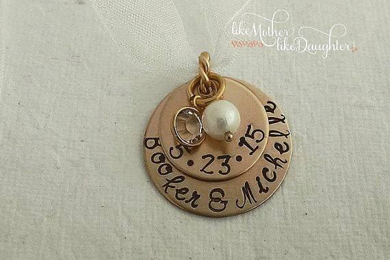 Like Mother, Like Daughter Hand Stamped Jewelry