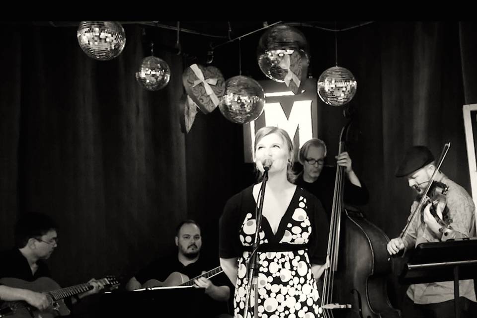 Danielle Reich Gypsy Swing Quintet at MKT Bar, Houston, TX