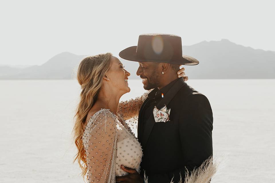 Salt Flats, Utah Elopement