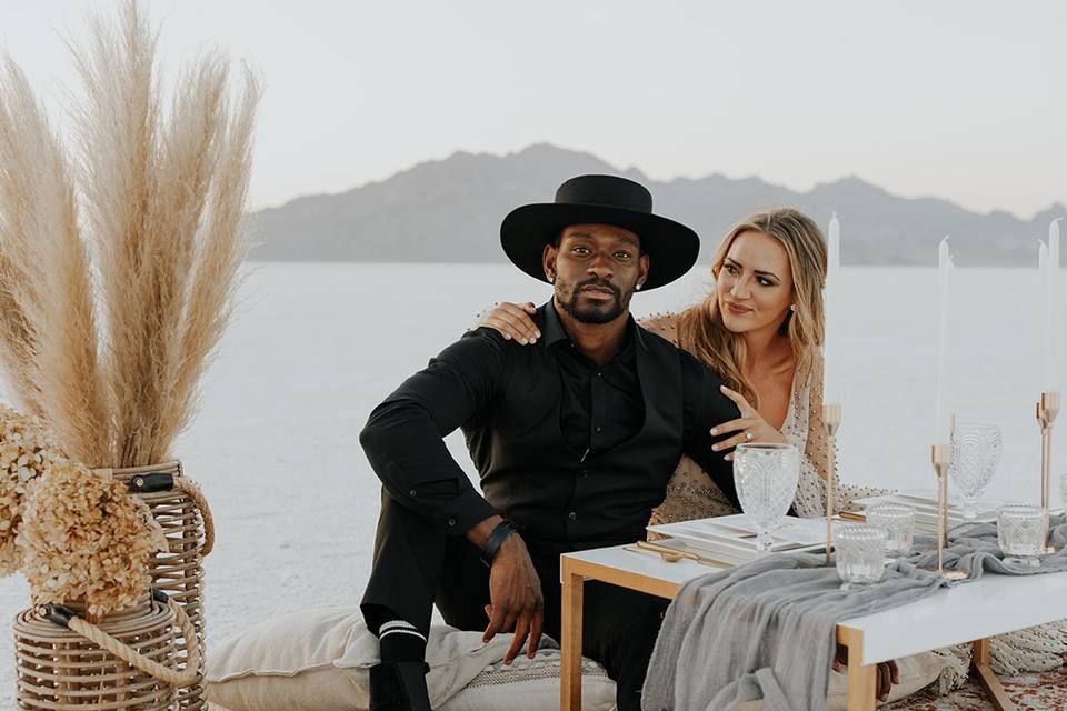 Salt Flats, Utah Elopement