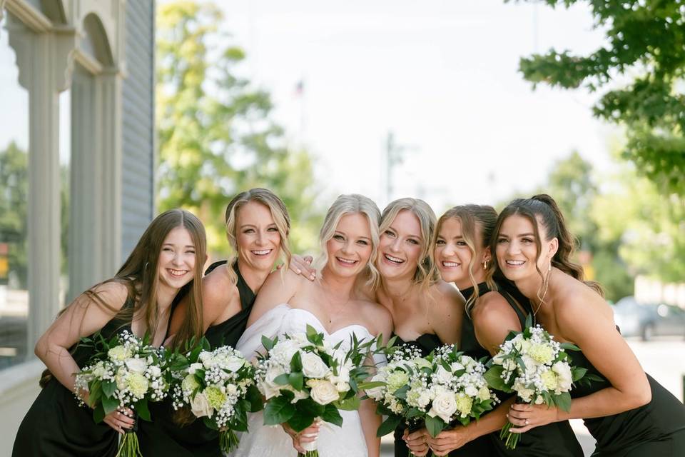 Bridal and Bridesmaid Bouquets