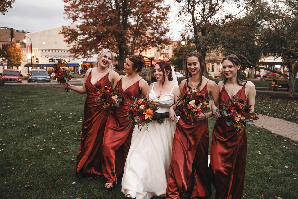 Bridal and Bridesmaid Bouquets