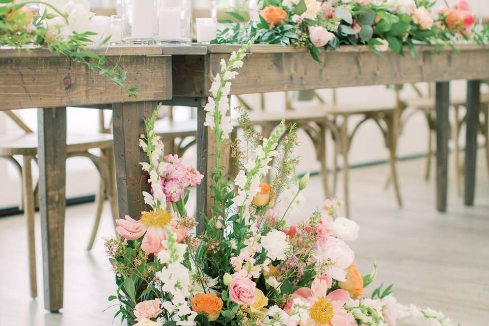 Bright Pink Centerpiece