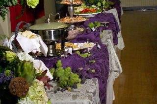 Food table setup