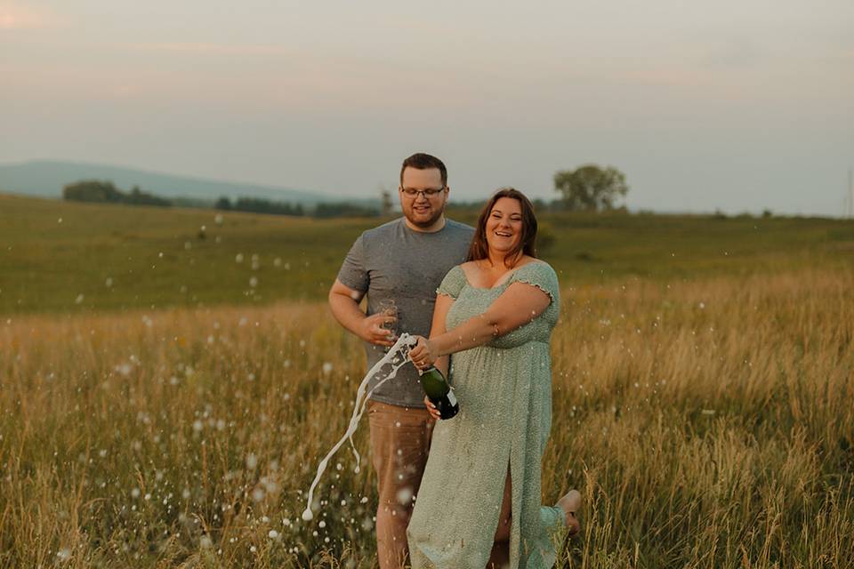 Summer engagement session