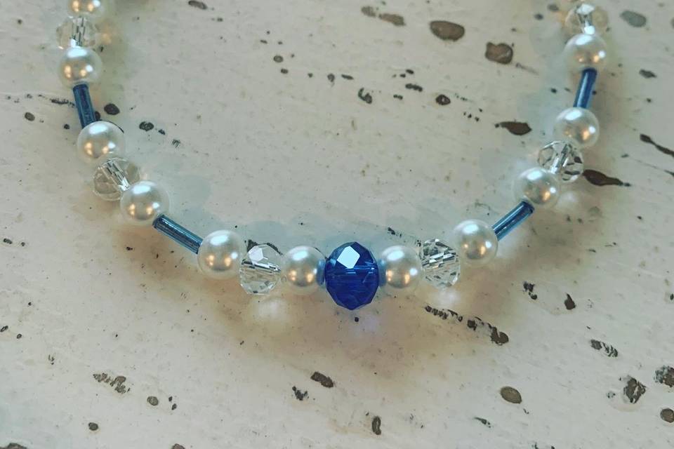 SOMETHING BLUE ANKLET