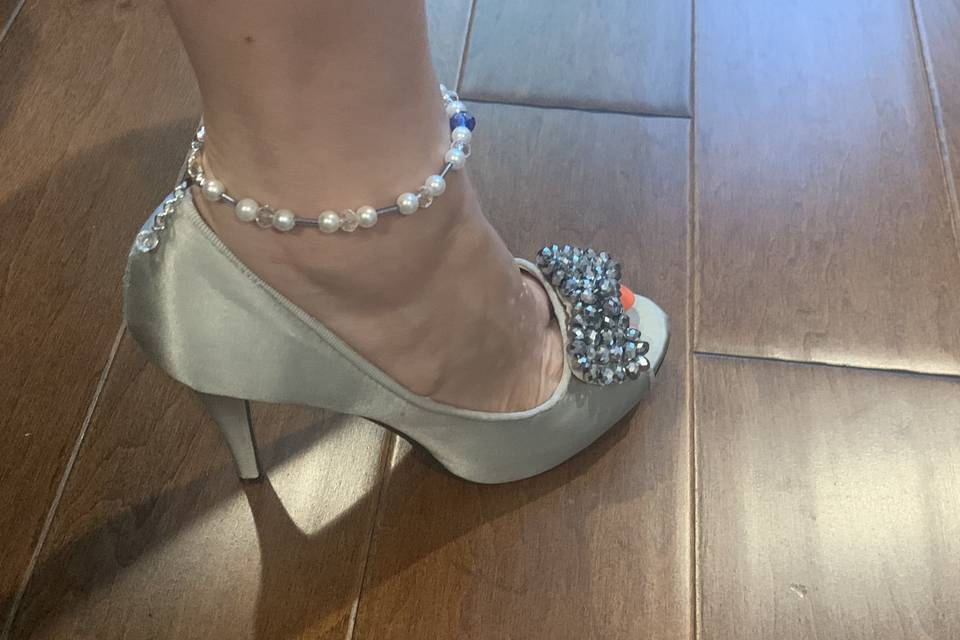 SOMETHING BLUE ANKLET