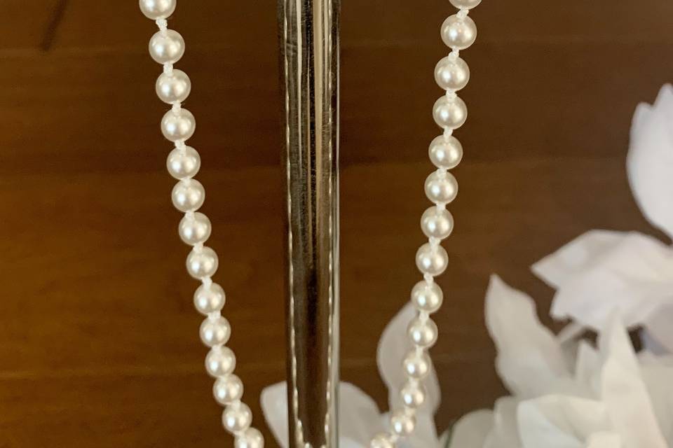 HAND KNOTTED SWAROVSKI PEARL