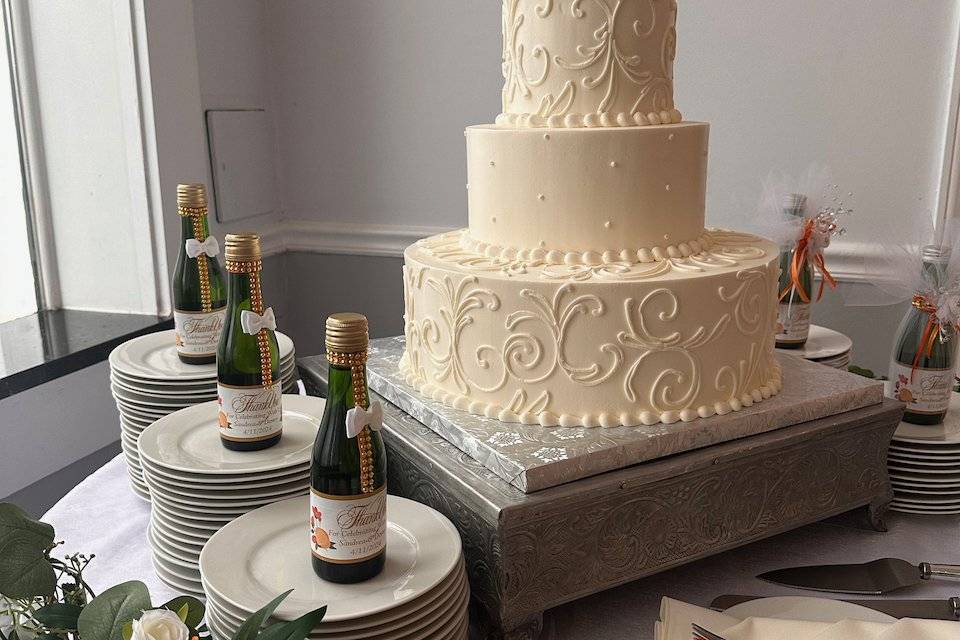 View of the Wedding Cake