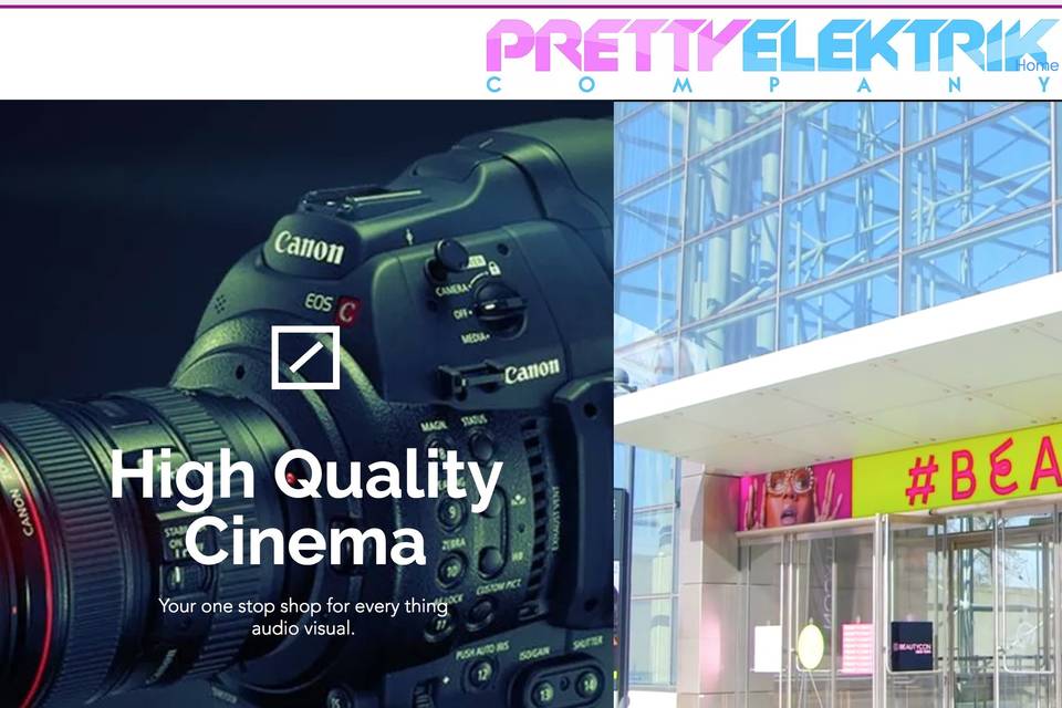 Pretty Elektrik website