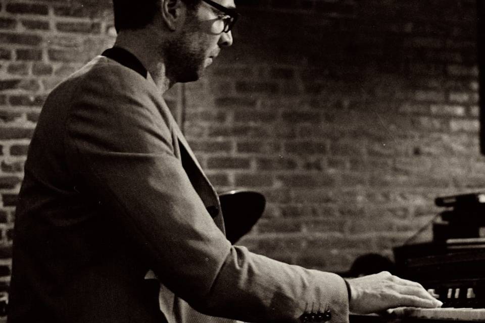 Pianist playing