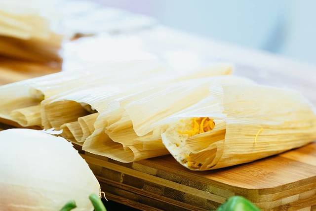 Tamales in husk