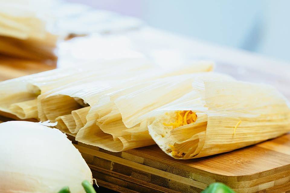 Tamales in husk