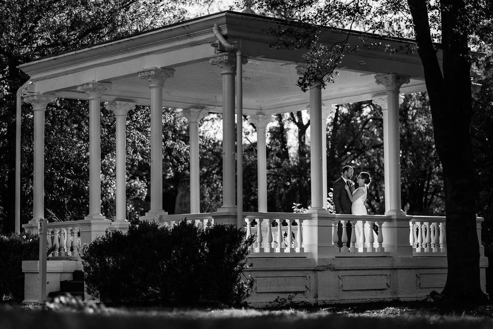 Couple at Bandstand