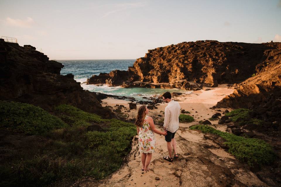 Hawaii engagement photo