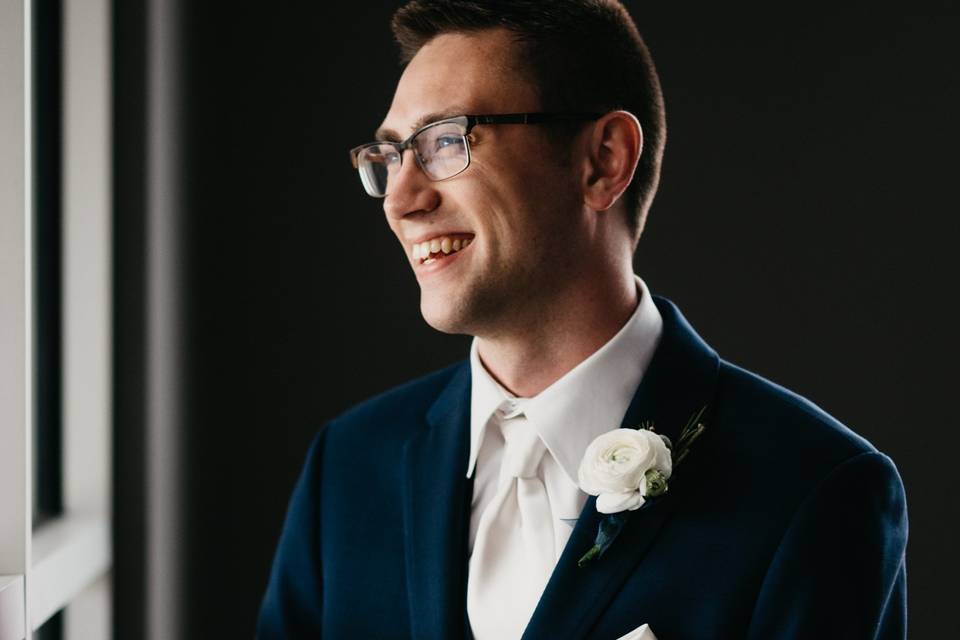 Groom portrait