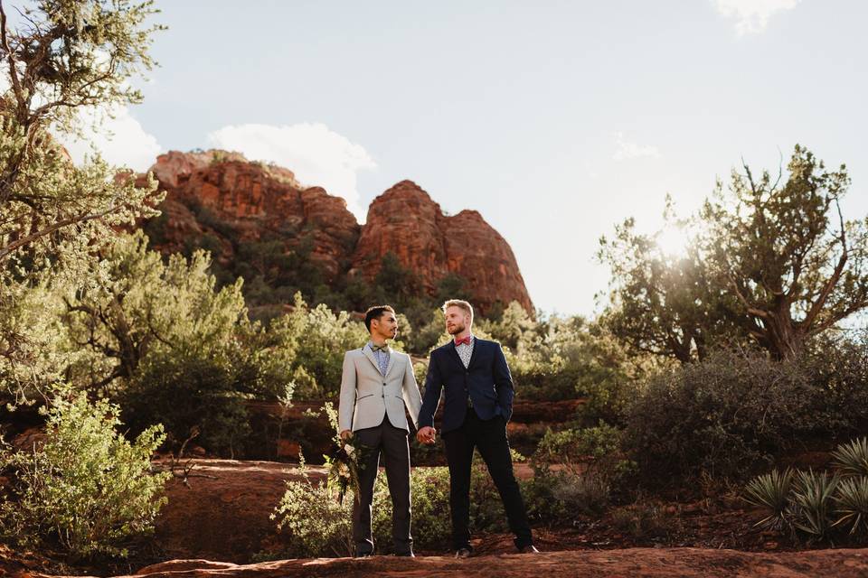 Desert elopement