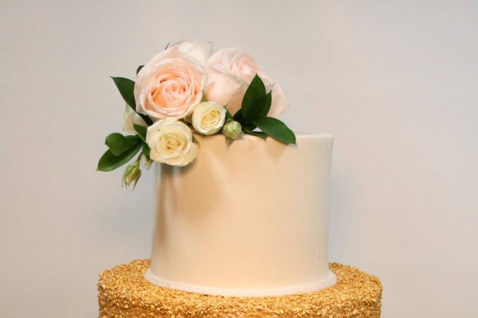 Gold Sequins & RC Petals