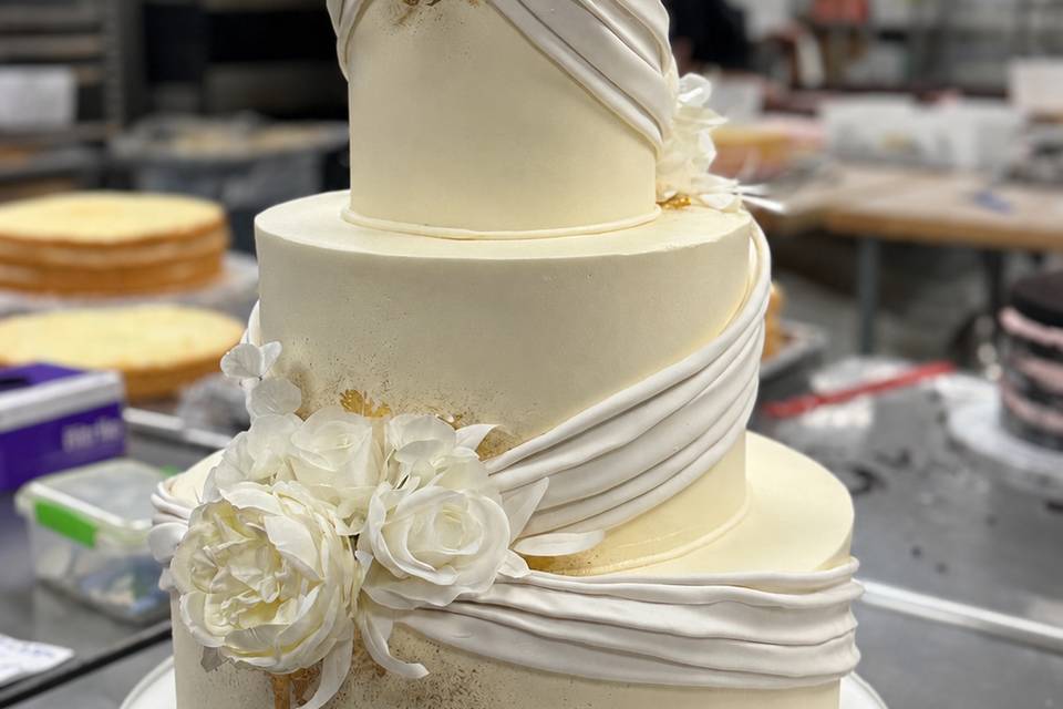 Rolled Chocolate Draping