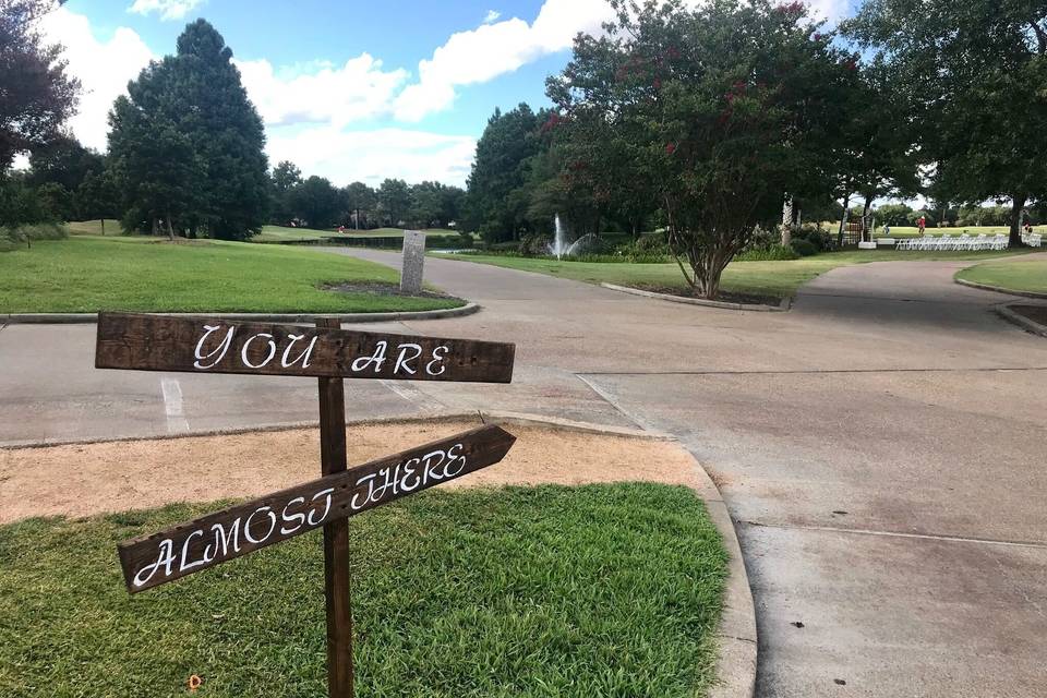 Ceremony entrance