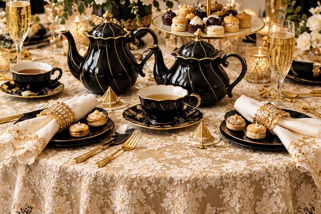 Luxury Tea Table Scapes