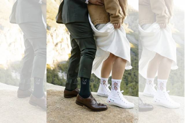 Custom Wedding Day Socks