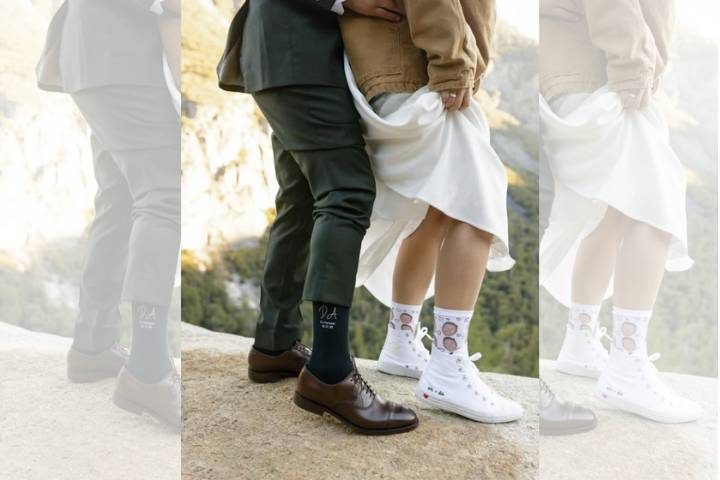 Custom Wedding Day Socks
