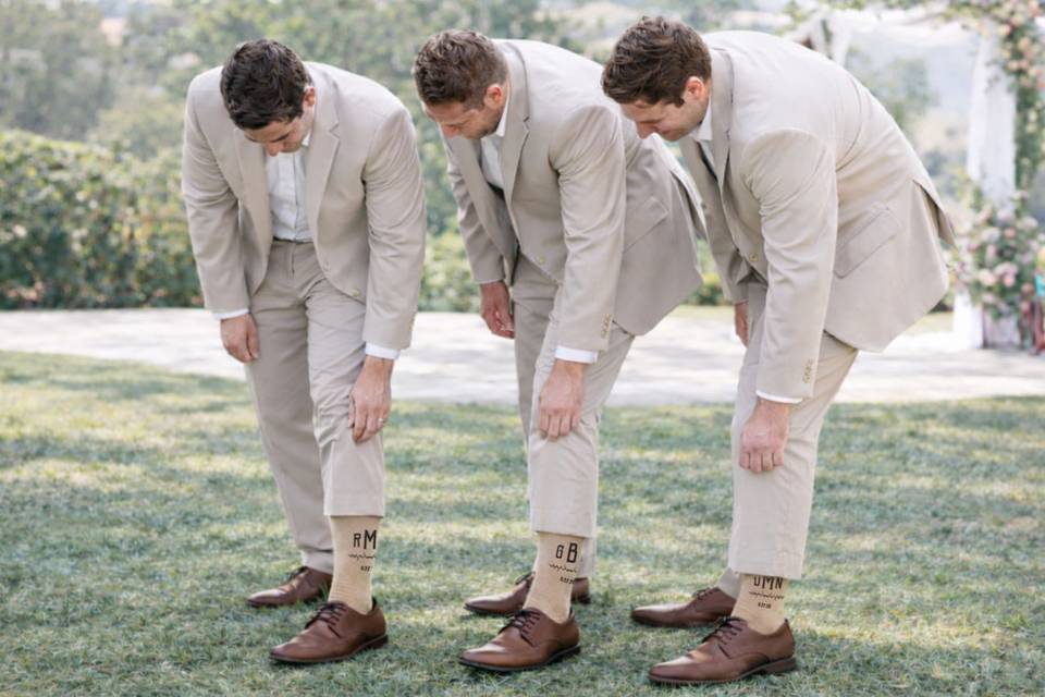Summer Wedding Socks