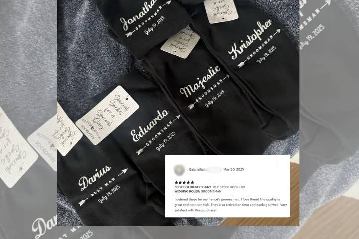 Personalized Groomsmen Socks