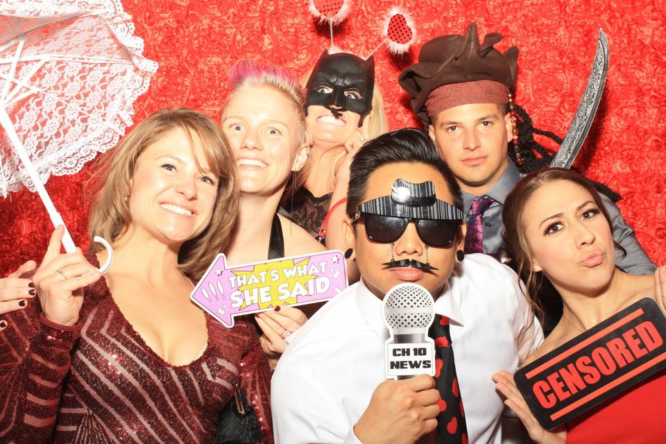 Pucker Up! Party Photo Booths