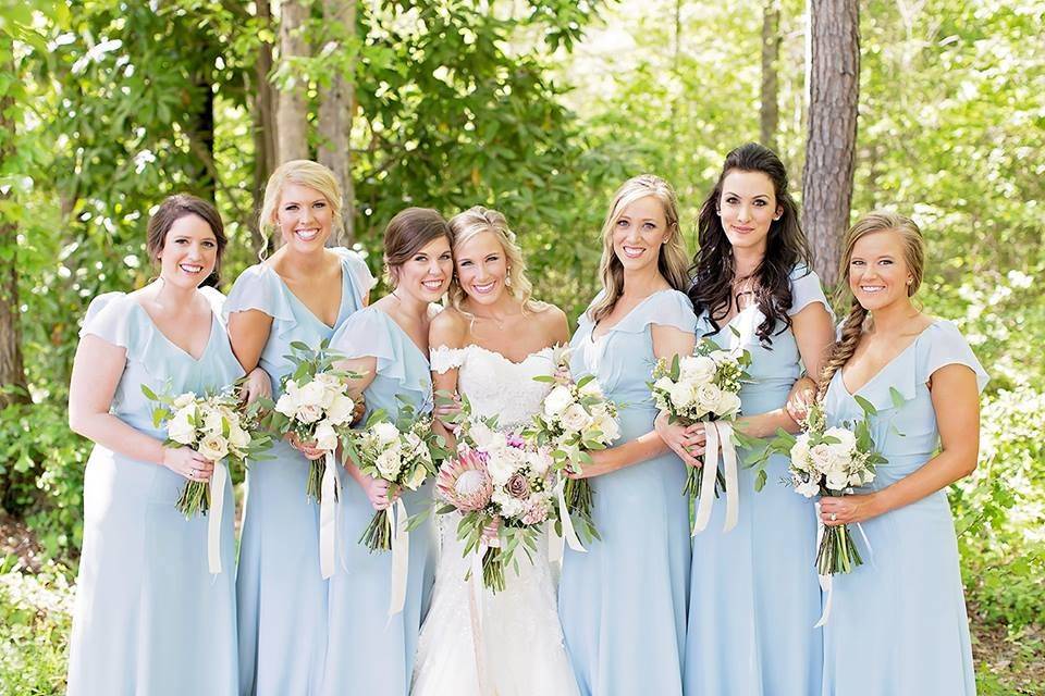 Bride & Bridesmaids