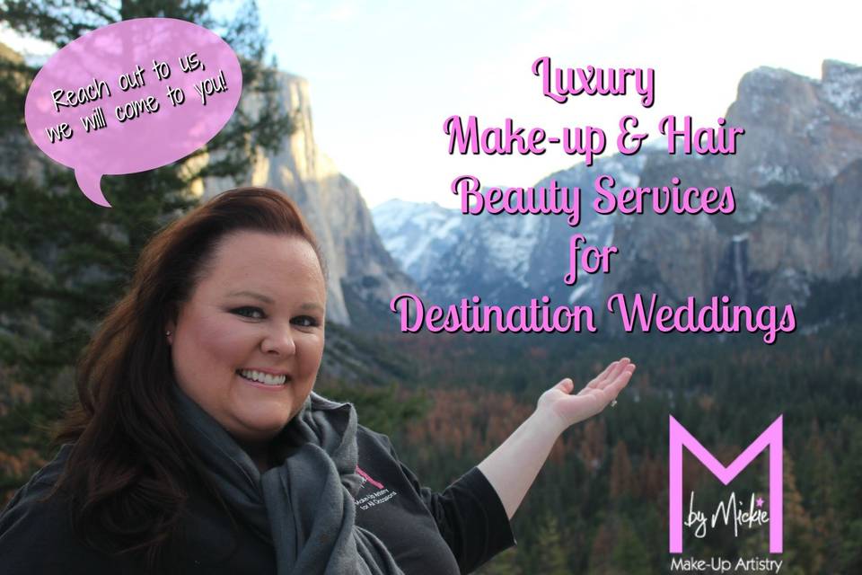 #mbymickie #Yosemiteweddings #destinationweddings #makeupandhair #beautyservices #mickiehanson #makeupartist #hairstylist #onlocation #Yosemitenationalpark #professionalbeautyservices