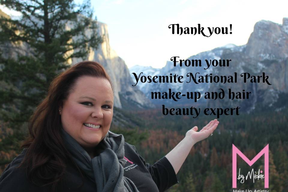 #mbymickie #Yosemiteweddings #destinationweddings #makeupandhair #beautyservices #mickiehanson #makeupartist #hairstylist #onlocation #Yosemitenationalpark #professionalbeautyservices
