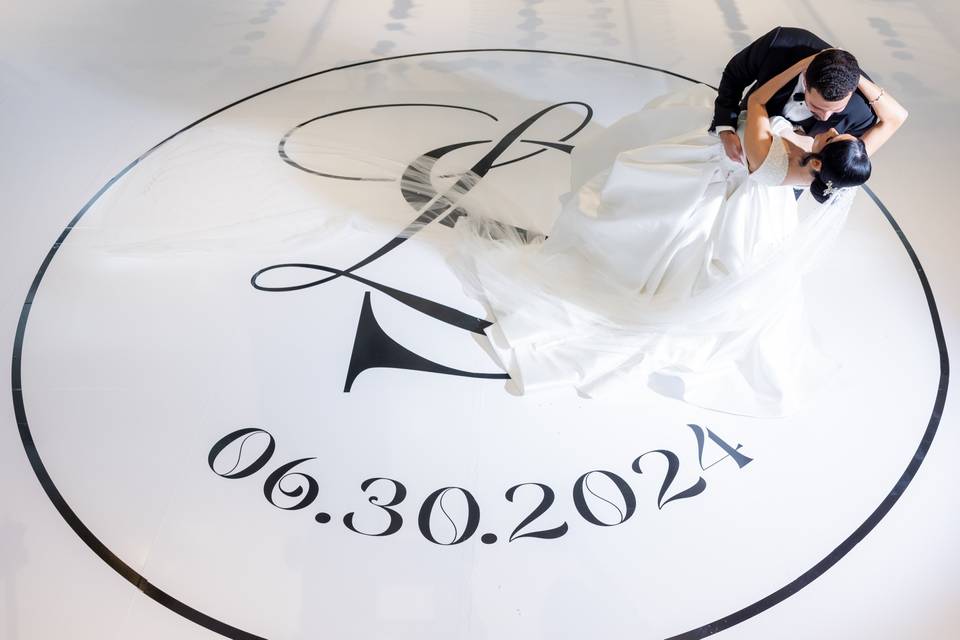Dancing on a monogram floor