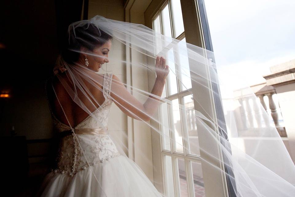 Bride at the Grand on 10