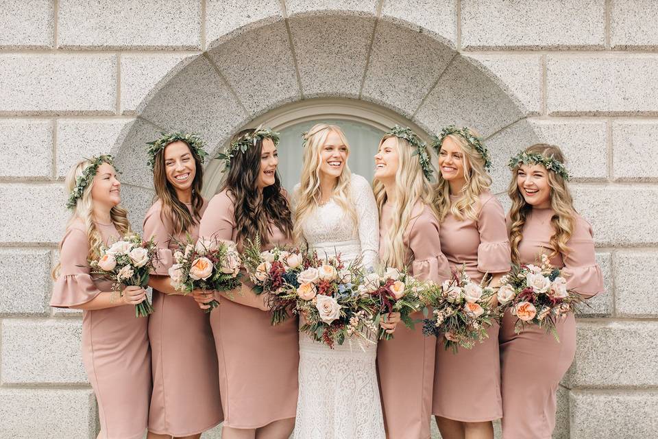 Boho Bridesmaids