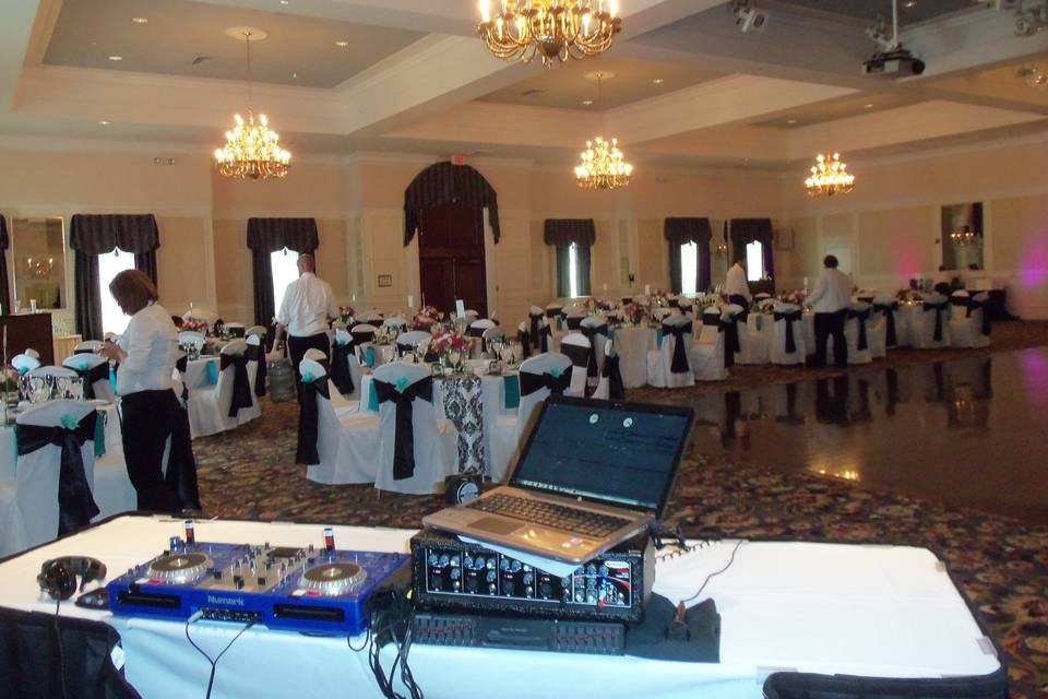 DJ setup