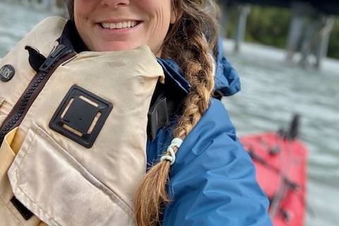 Kayaking on Trail Lake