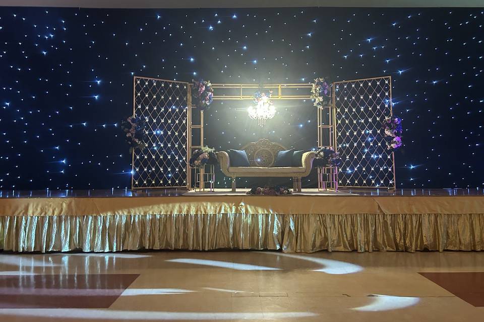 Indian stage setup