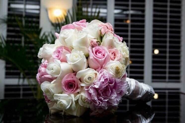 White and pink bouquet