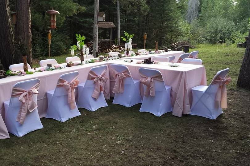 Outdoor Blush Setting