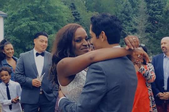 Beautiful backyard wedding