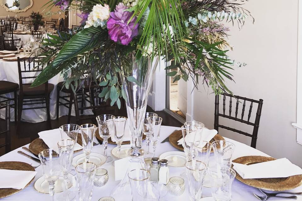 Tropical Elevated Centerpieces